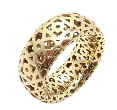 Tiffany & Co Paloma Picasso Marrakesh Yellow Gold Band Ring