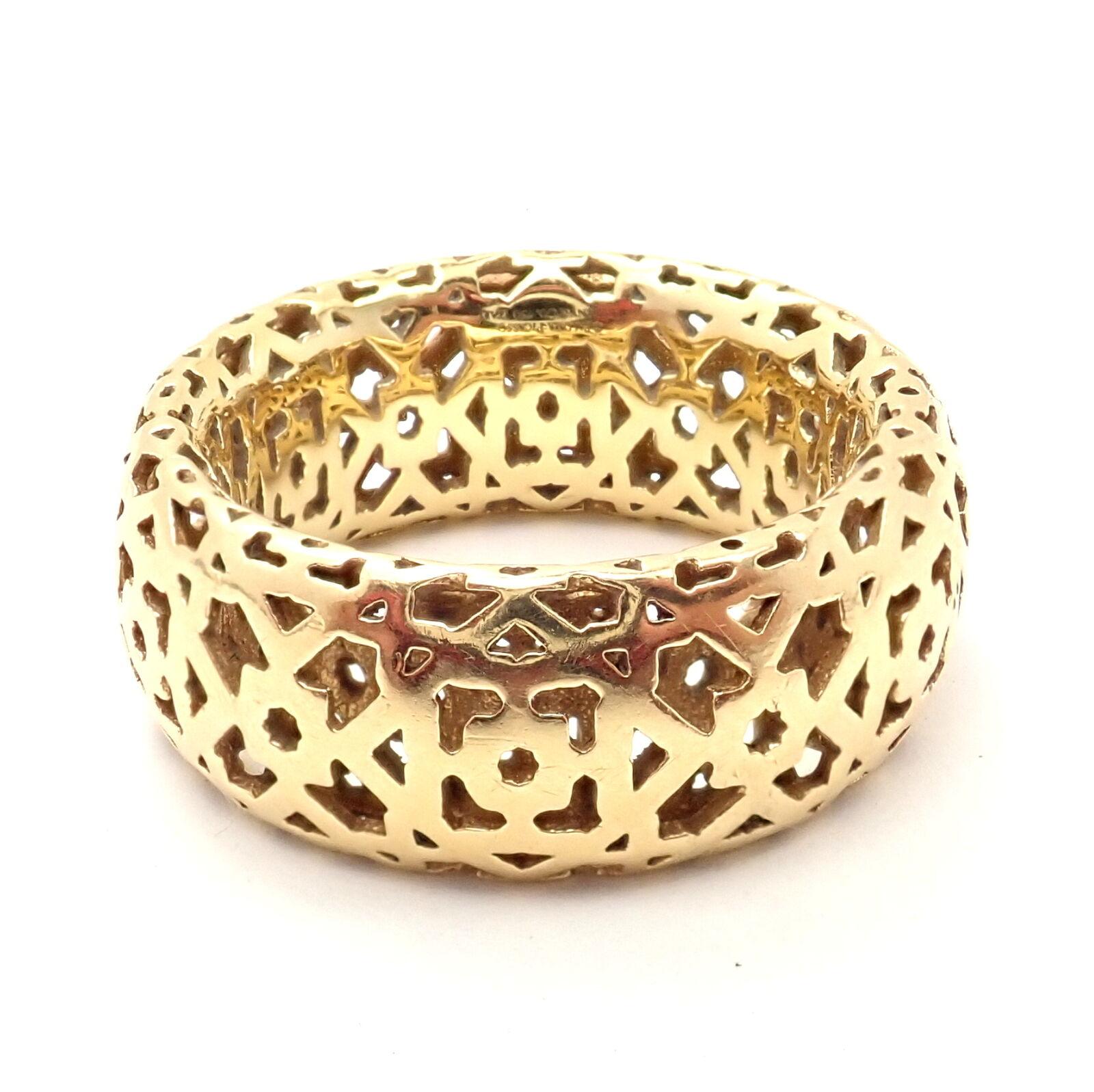 Tiffany & Co Paloma Picasso Marrakesch Gelbgold Band Ring im Zustand „Hervorragend“ in Southampton, PA