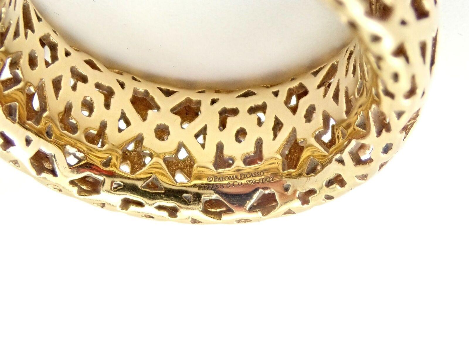 Tiffany & Co Paloma Picasso Marrakesch Gelbgold Band Ring für Damen oder Herren