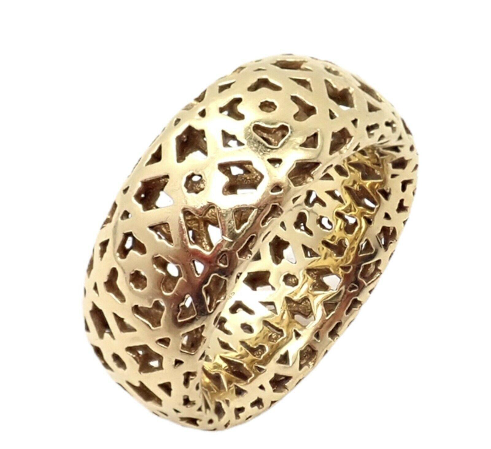 Tiffany & Co Paloma Picasso Marrakesch Gelbgold Band Ring 1