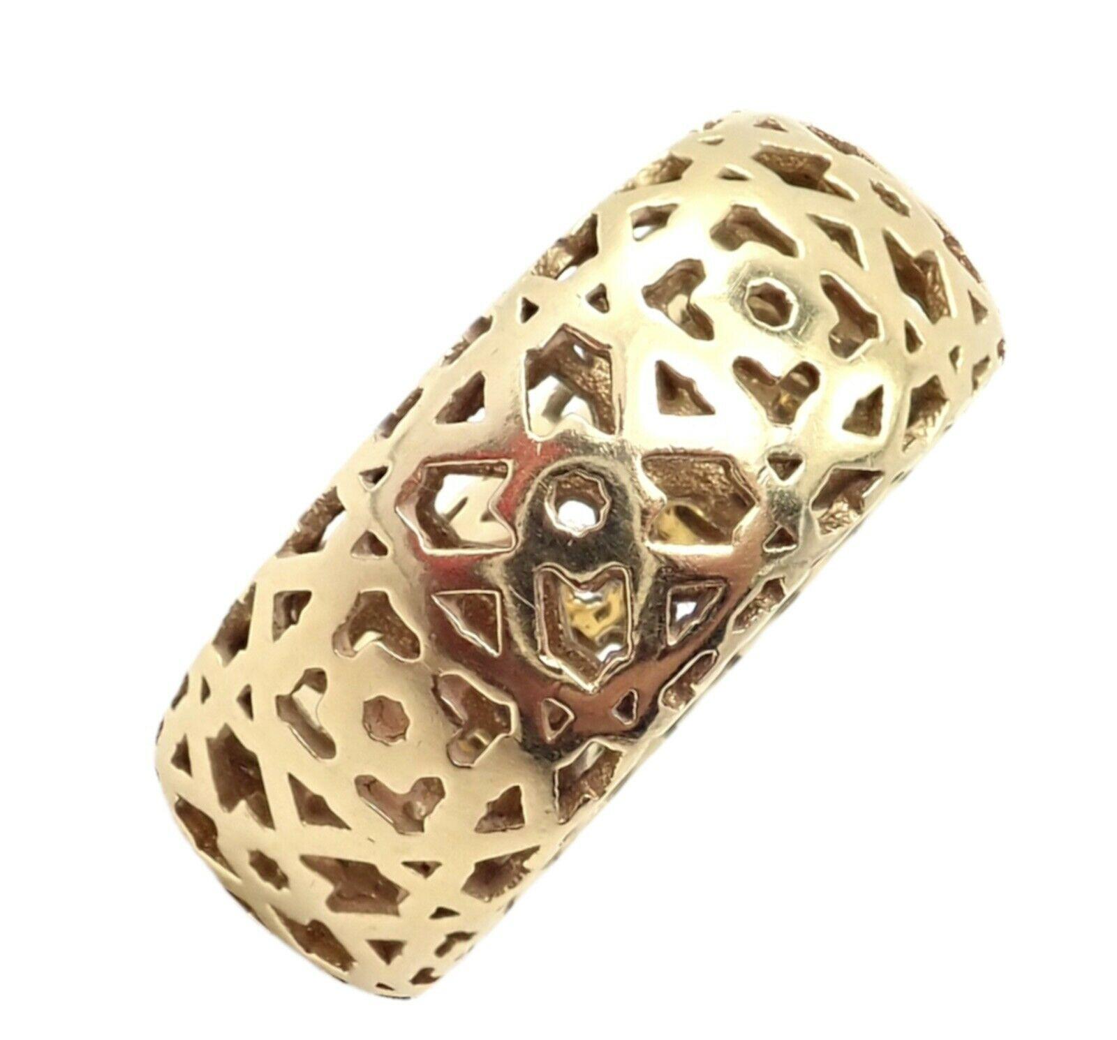 Tiffany & Co Paloma Picasso Marrakesch Gelbgold Band Ring 3