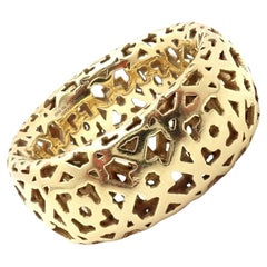Tiffany & Co Paloma Picasso Marrakesh Yellow Gold Band Ring