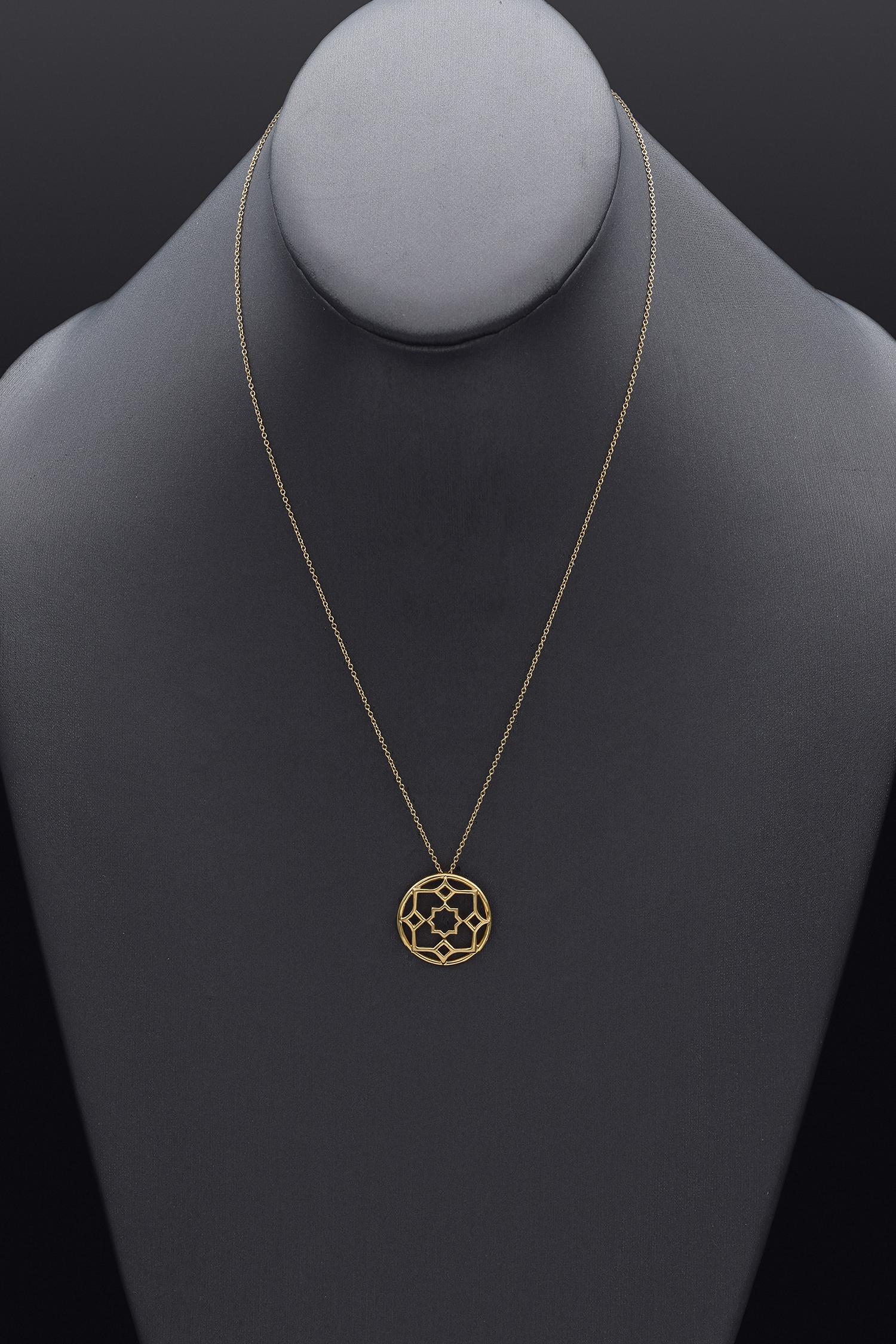 Tiffany & Co. Paloma Picasso Marrakesh Halskette mit Gelbgold-Anhänger Damen