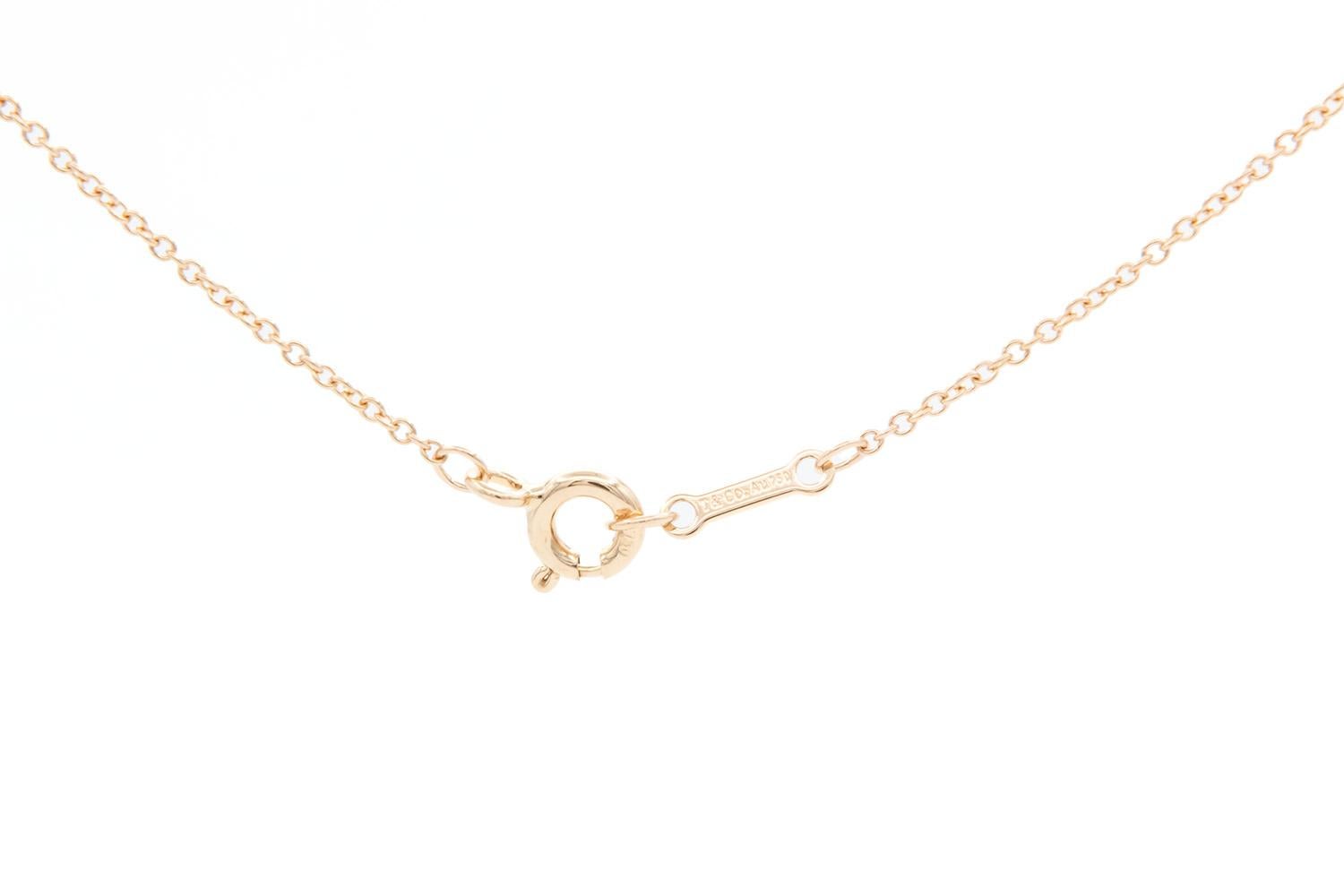 Tiffany & Co. Paloma Picasso Melody Circle Pendant 18k Rose Gold & Diamonds 2