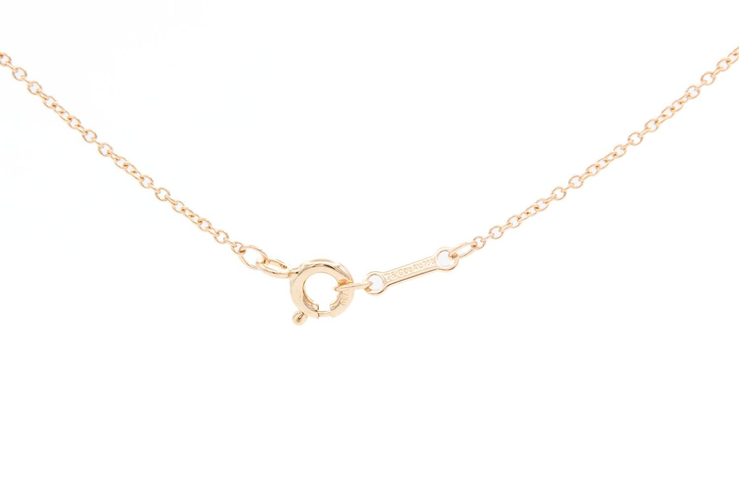 Tiffany & Co. Paloma Picasso Melody Circle Pendant 18k Rose Gold & Diamonds 1