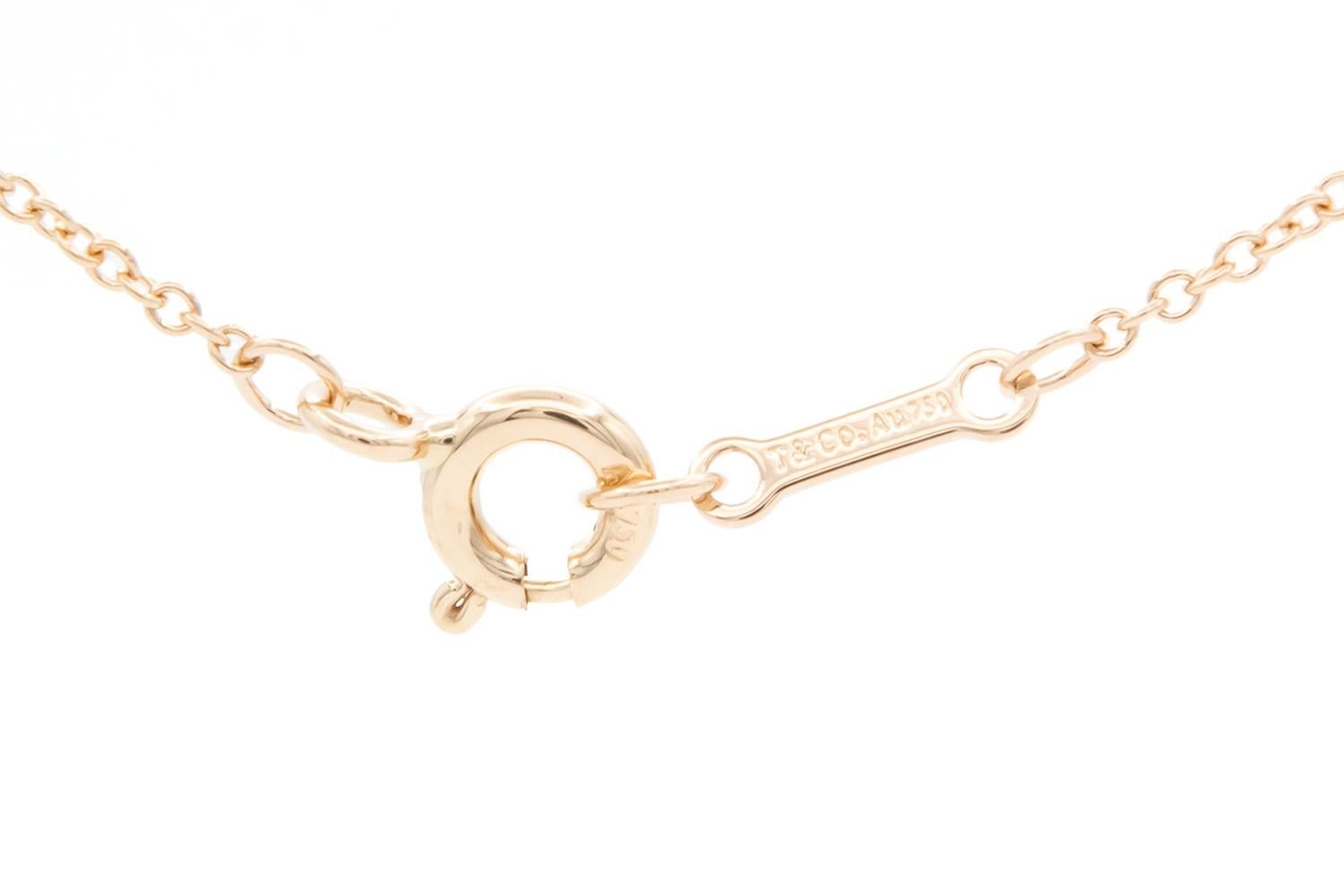 Tiffany & Co. Paloma Picasso Melody Circle Pendant 18k Rose Gold & Diamonds 3