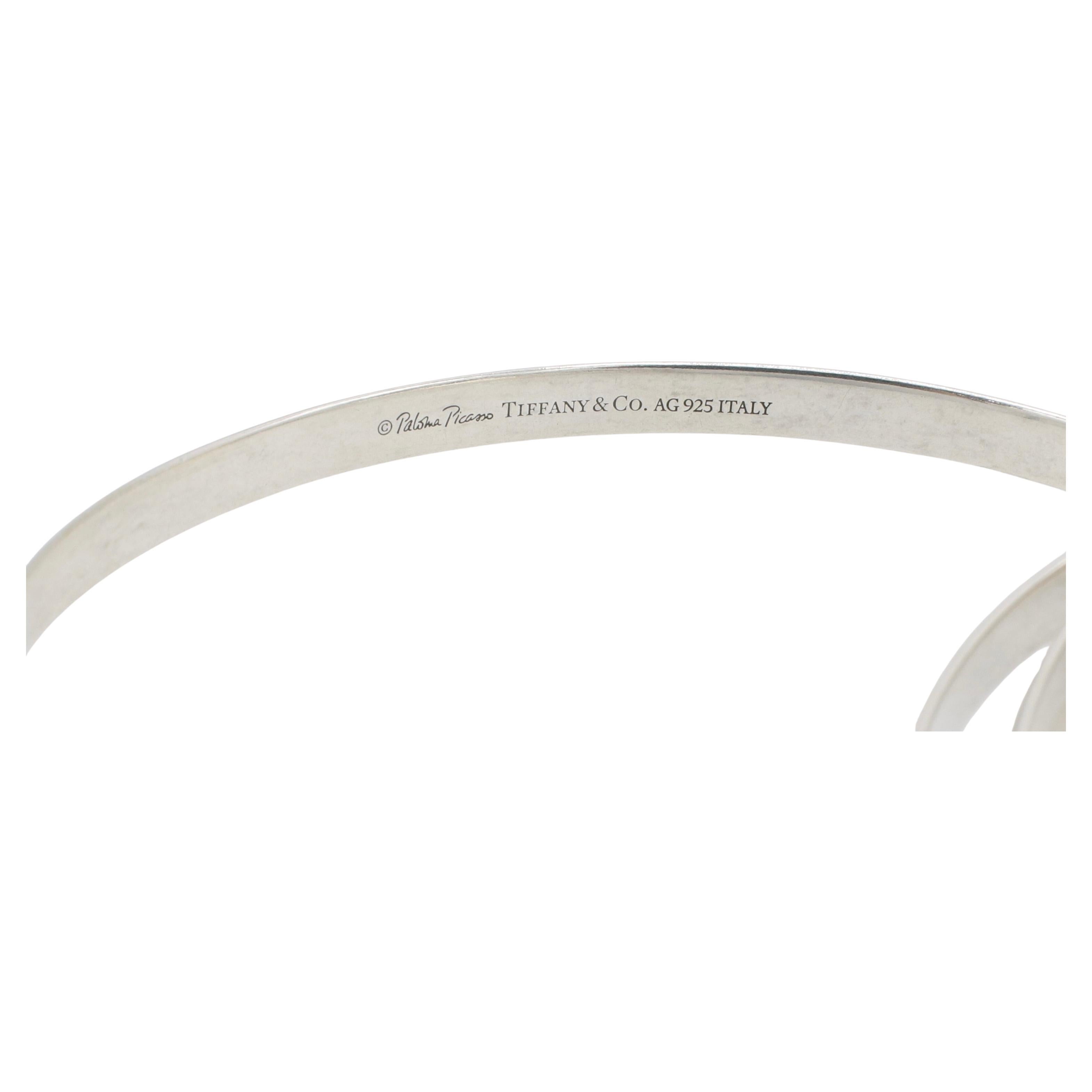 Modern Tiffany & Co. Paloma Picasso Melody Silver 5-Band Rolling Bangle Bracelet