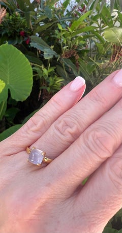 Tiffany Paloma Picasso 18k Gold Moonstone Sugar Stack Ring
