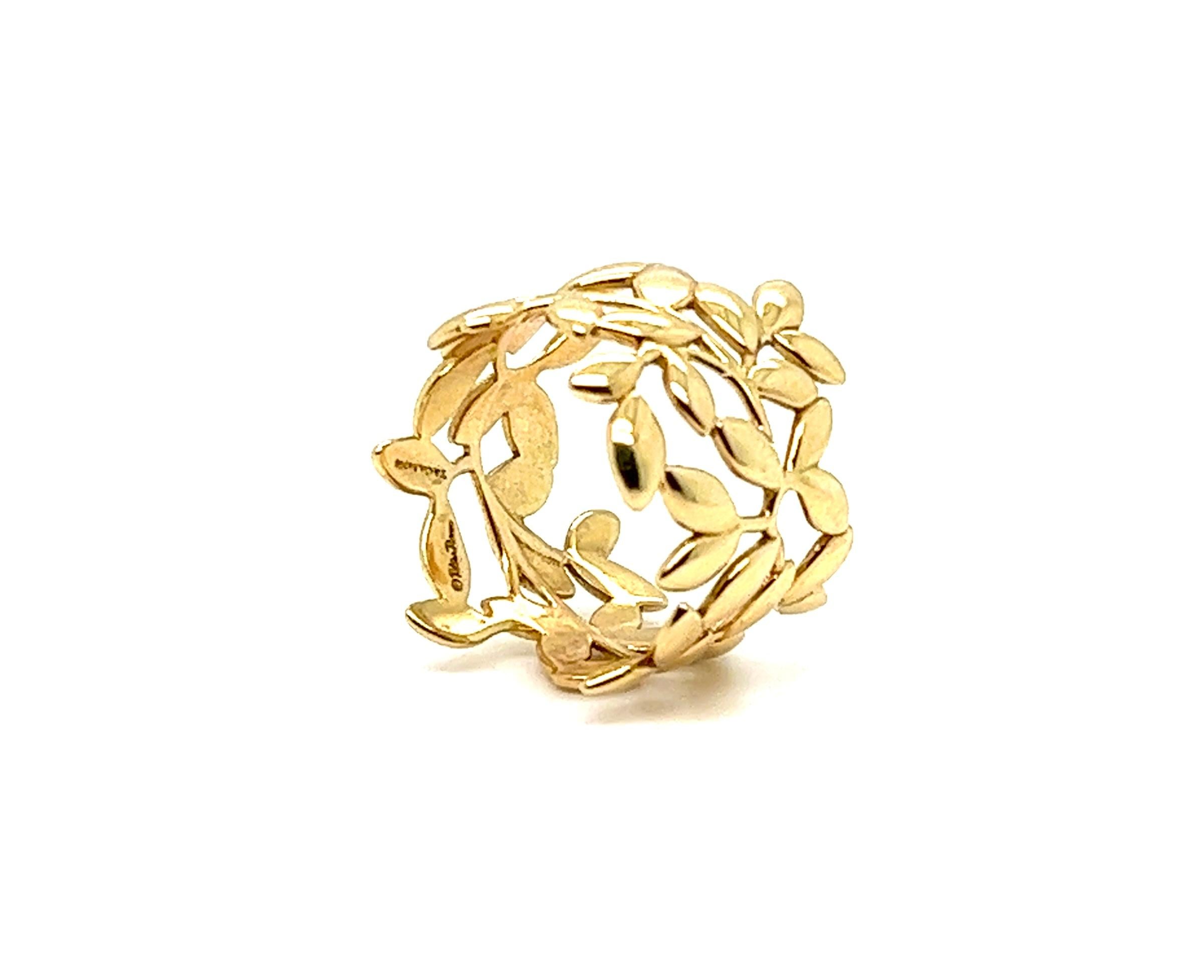 tiffany olive branch ring