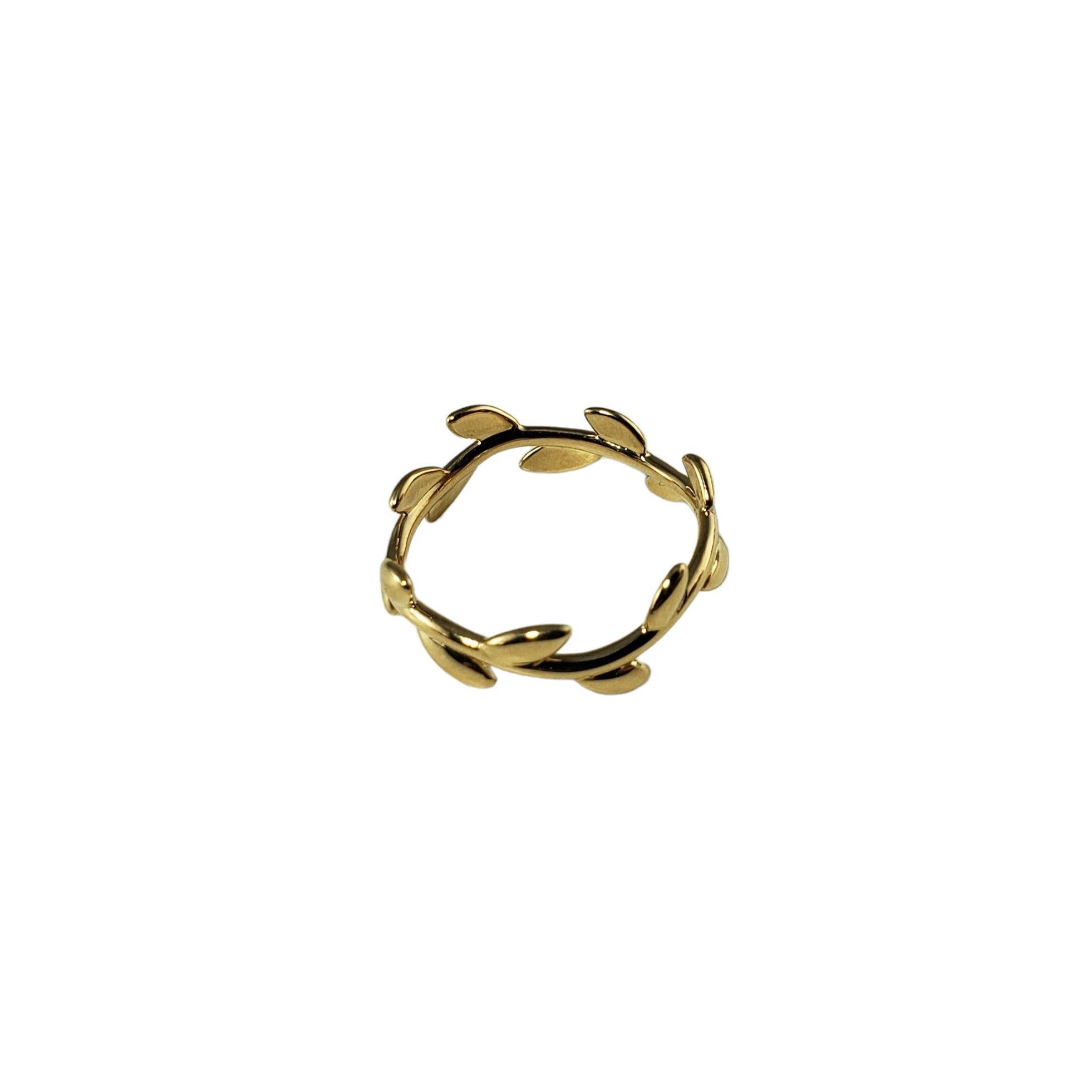 Tiffany & Co. Paloma Picasso Olive Leaf Branch Ring In Good Condition In Washington Depot, CT