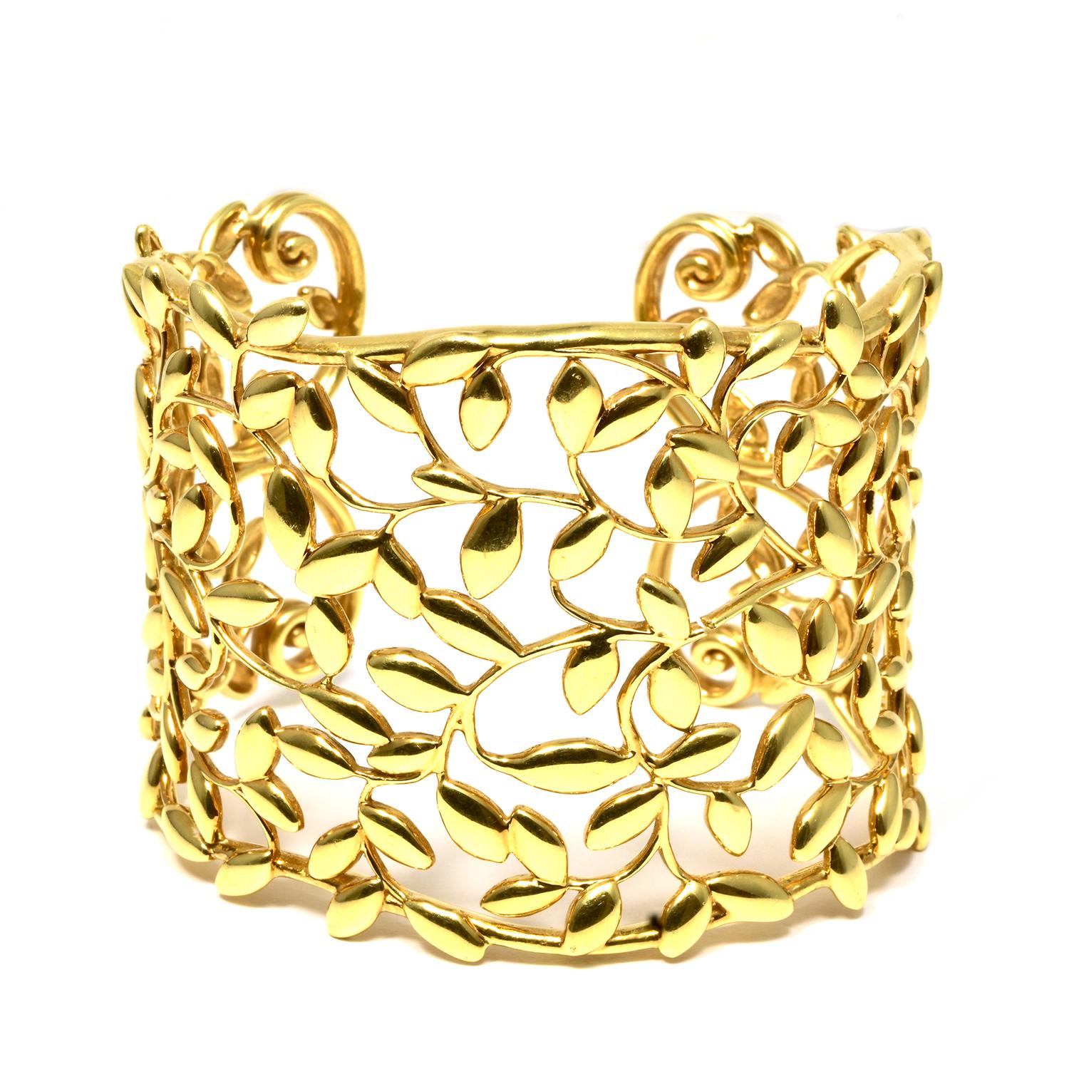 tiffany olive leaf cuff