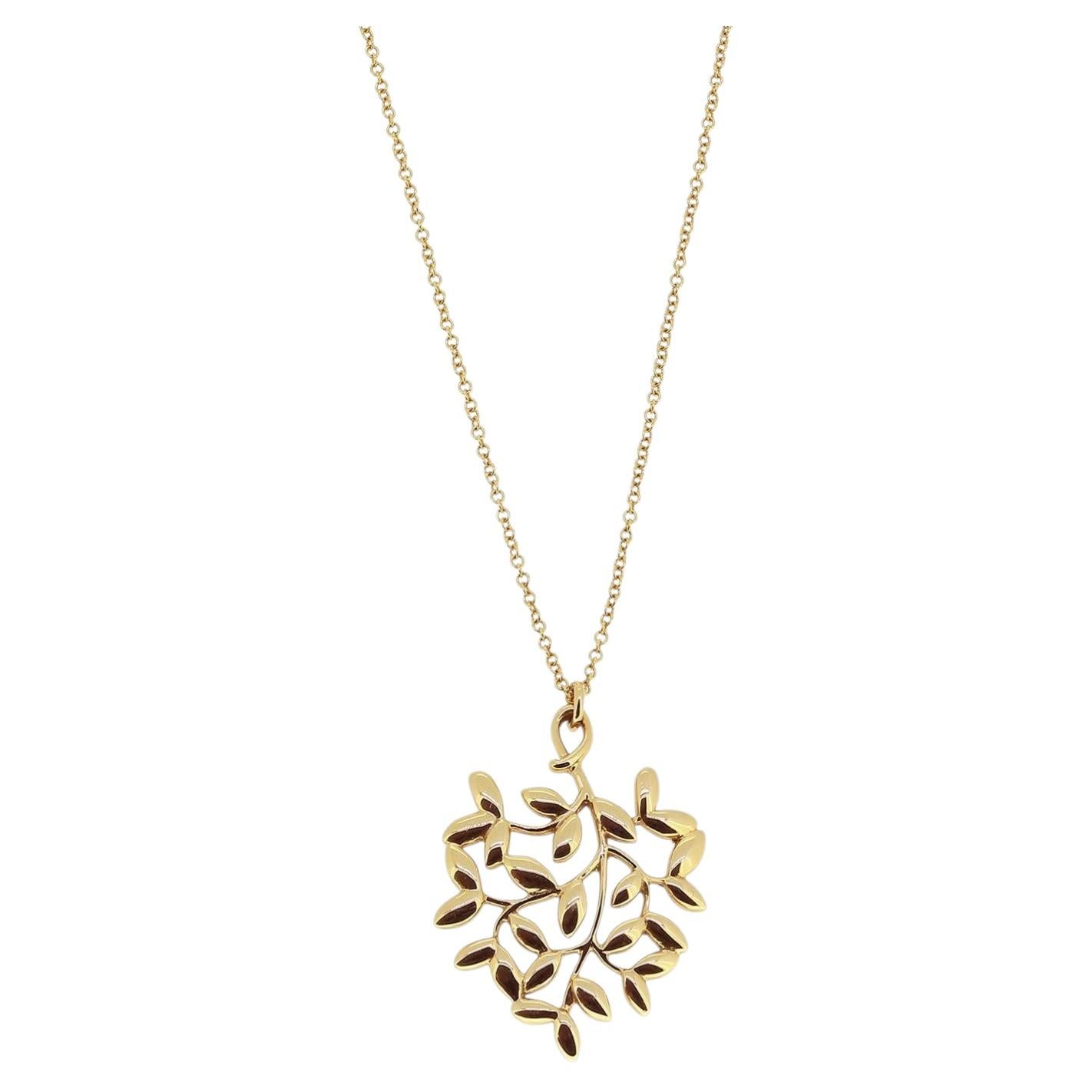 Tiffany & Co. Paloma Picasso Olive Leaf Halskette