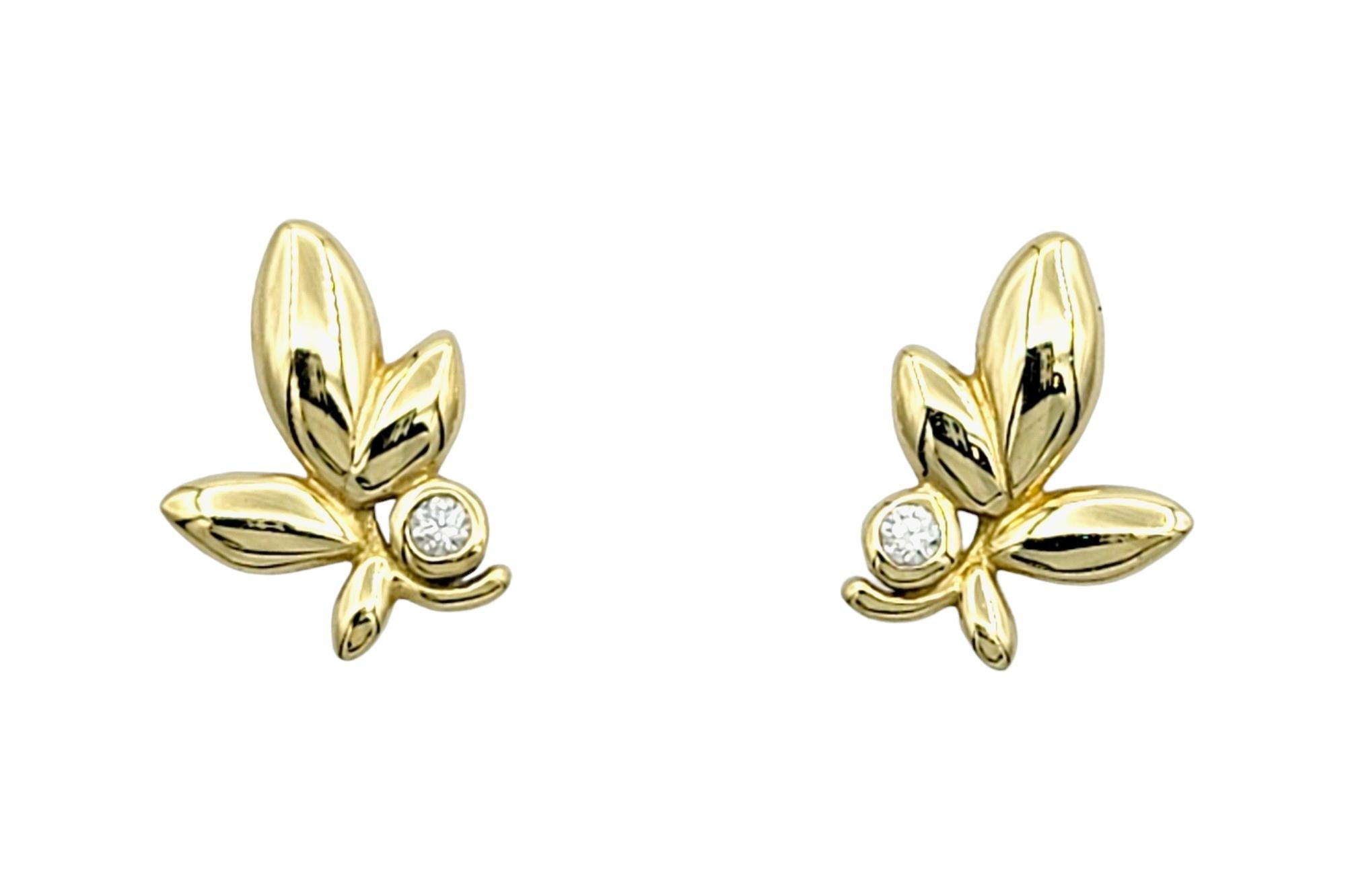 olive leaf earrings tiffany