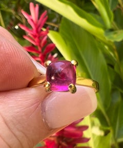 Tiffany Paloma Picasso 18k Gold Pink Tourmaline Sugar Stack Ring