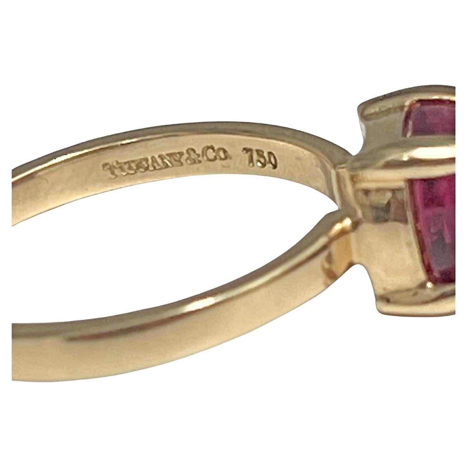 tiffany and co pink flower ring