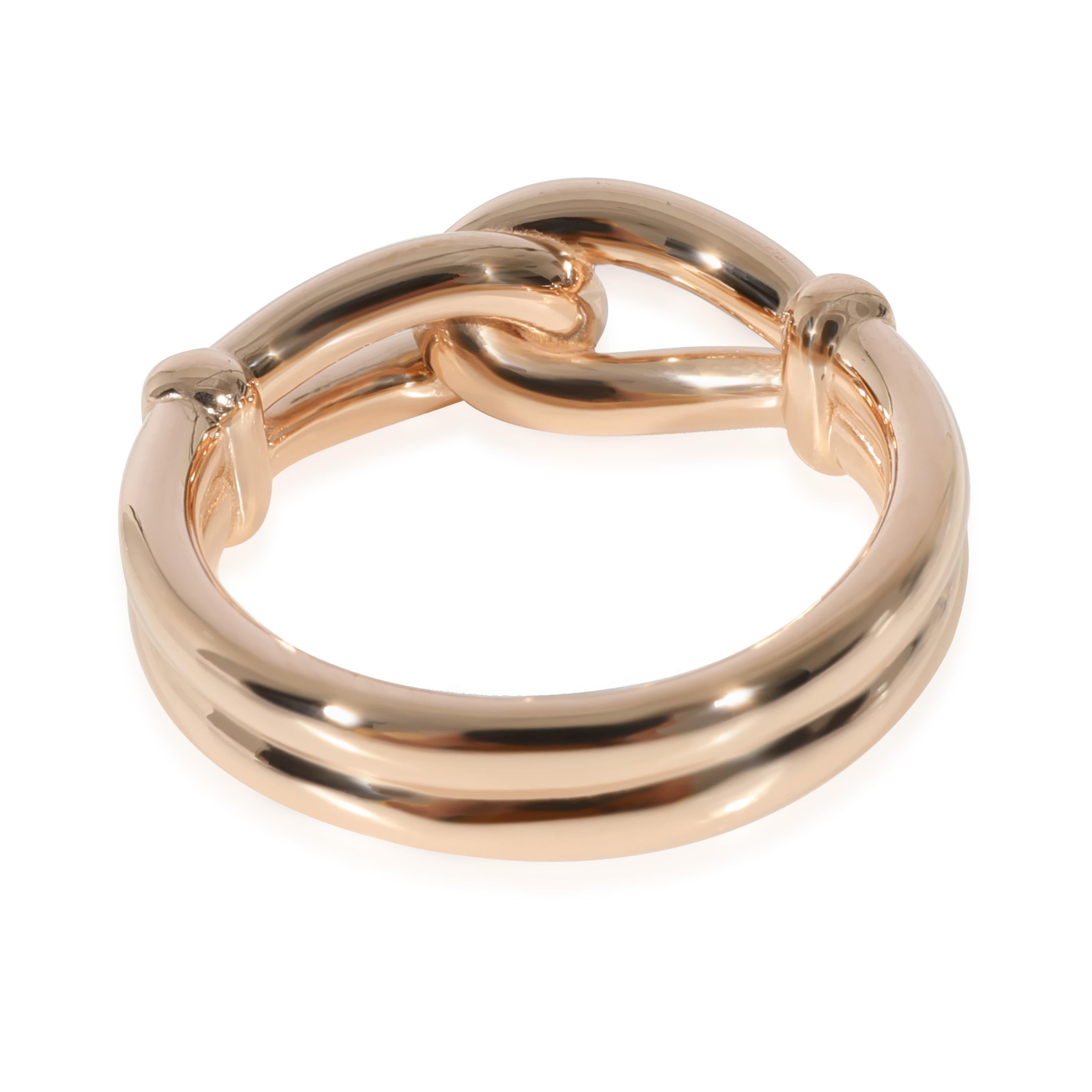 Tiffany & Co. Paloma Picasso Ring in 18k Rose Gold In Excellent Condition In New York, NY