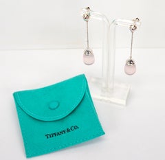 Tiffany & Co. Paloma Picasso Rose Quartz Drop Earrings