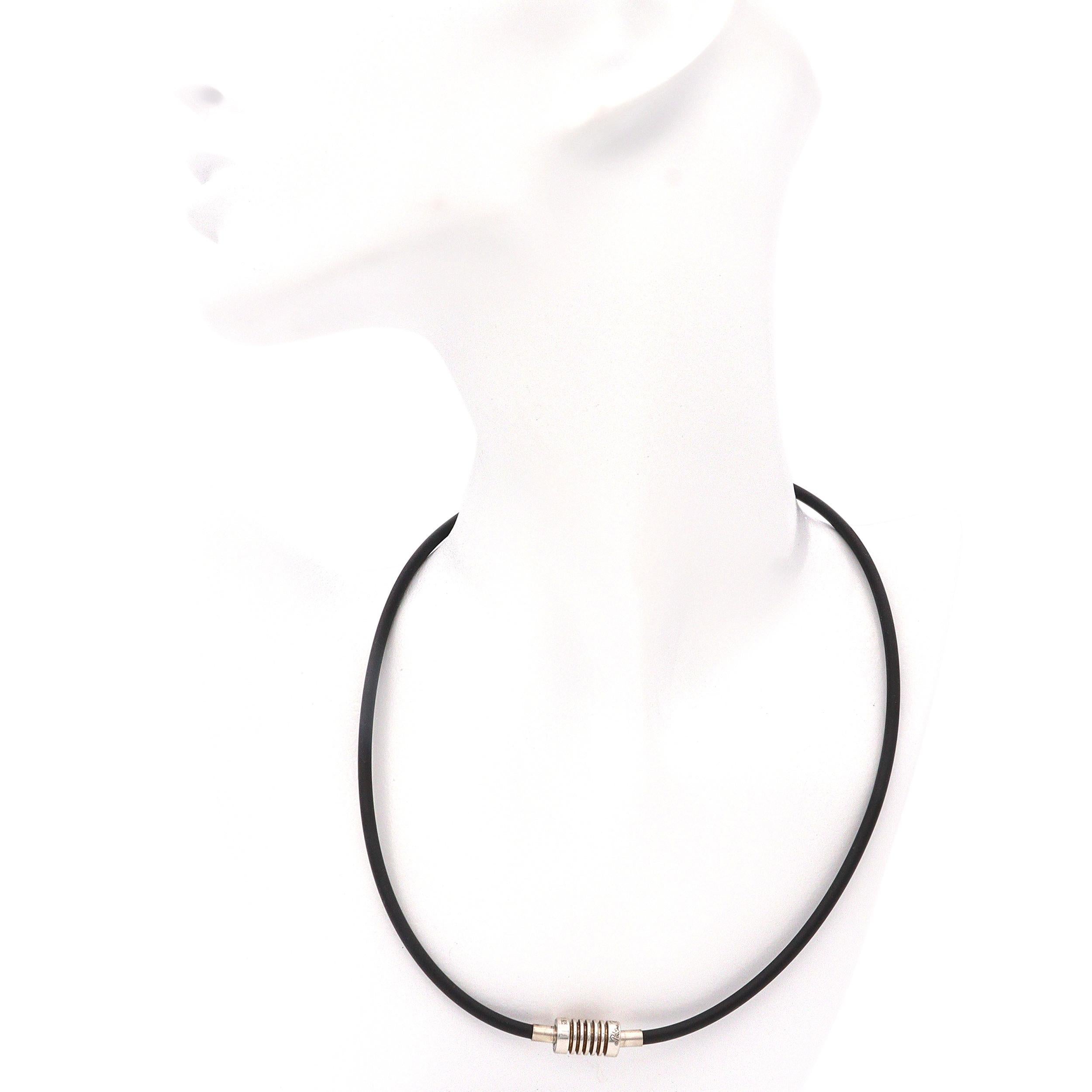 Women's or Men's Tiffany & Co. Paloma Picasso Rubber Grove Necklace For Sale