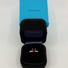 Tiffany & Co. Paloma Picasso Rubellite Tourmaline Sugar Stack Loaf 18k Gold Ring