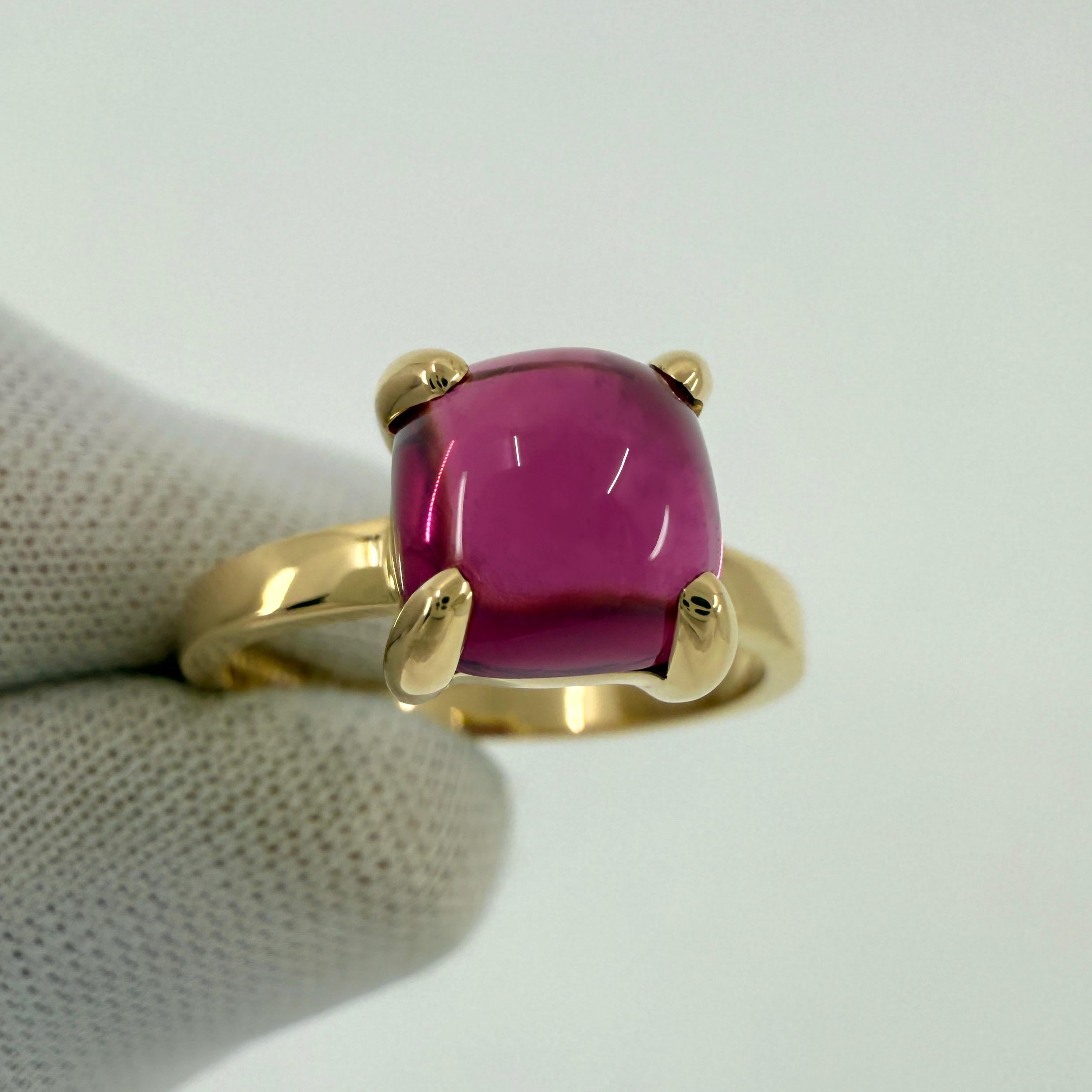 Pan di zucchero Tiffany & Co. Anello Paloma Picasso con tormalina rubellite e pila di zucchero in oro 18 ct. in vendita
