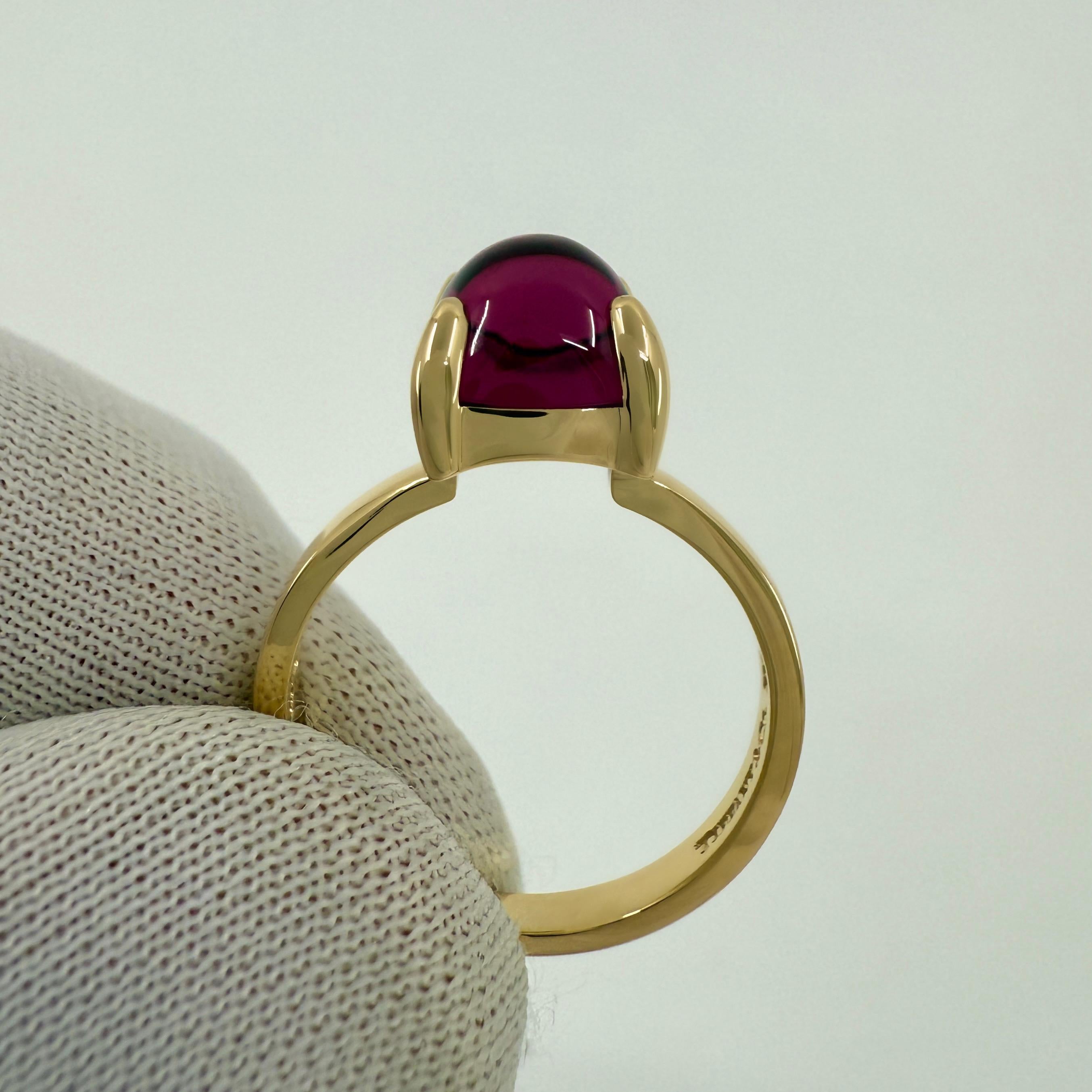 Tiffany & Co. Anello Paloma Picasso con tormalina rubellite e pila di zucchero in oro 18 ct. in vendita 4