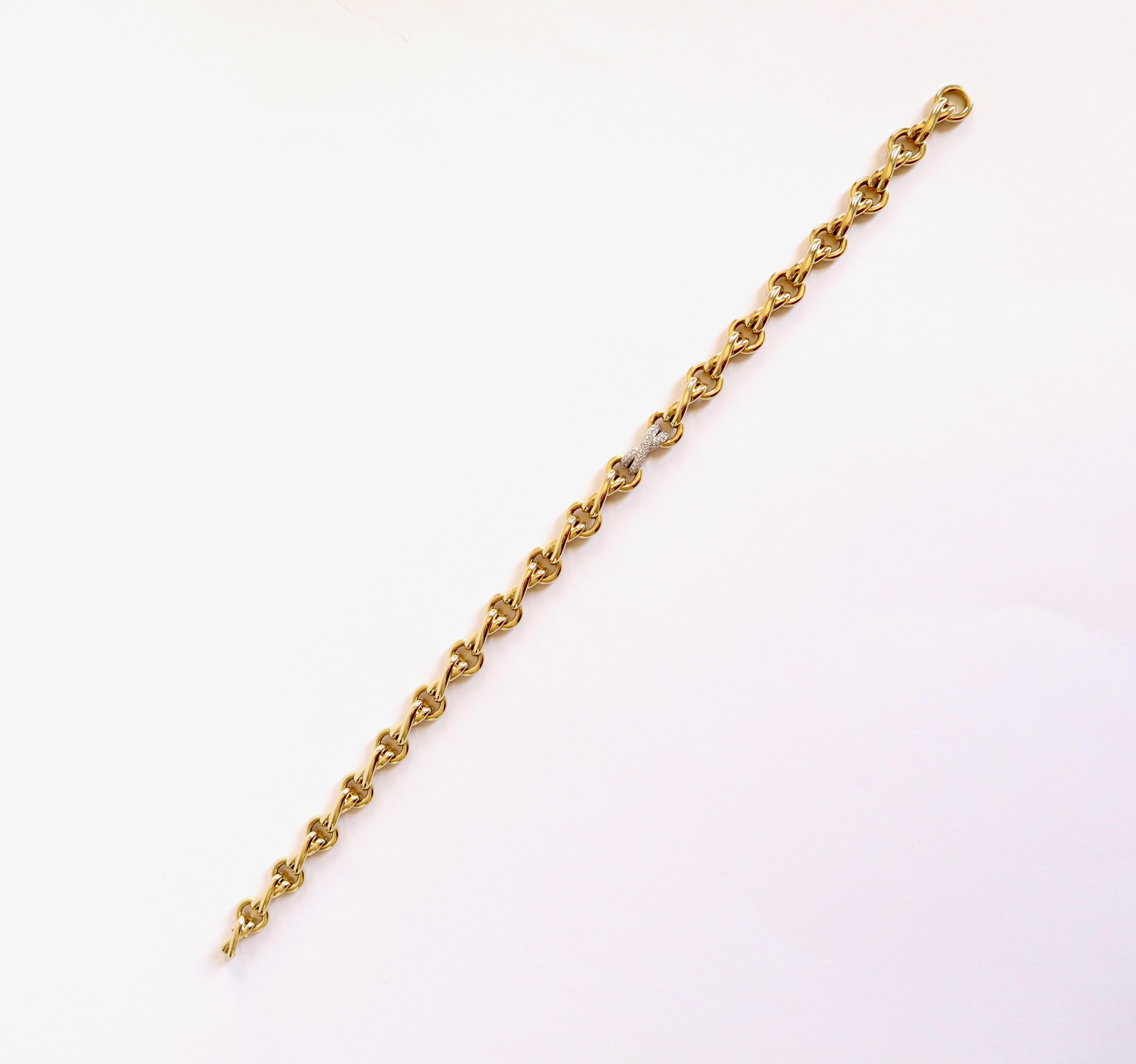 Paloma Picasso for Tiffany & Co. Set, bracciale e collana in oro 18 K. con diamanti in vendita 5