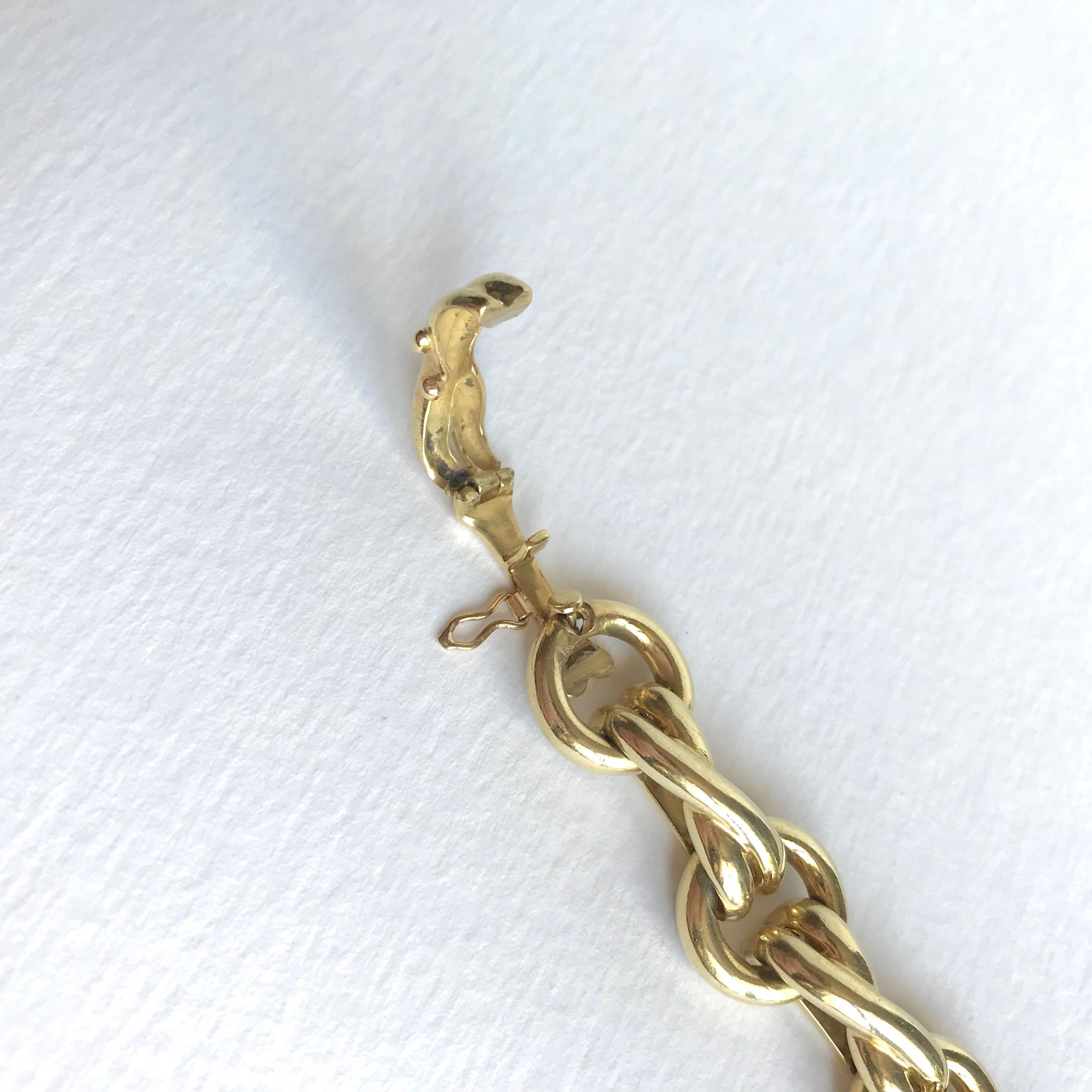 Paloma Picasso for Tiffany & Co. Set, bracciale e collana in oro 18 K. con diamanti in vendita 10