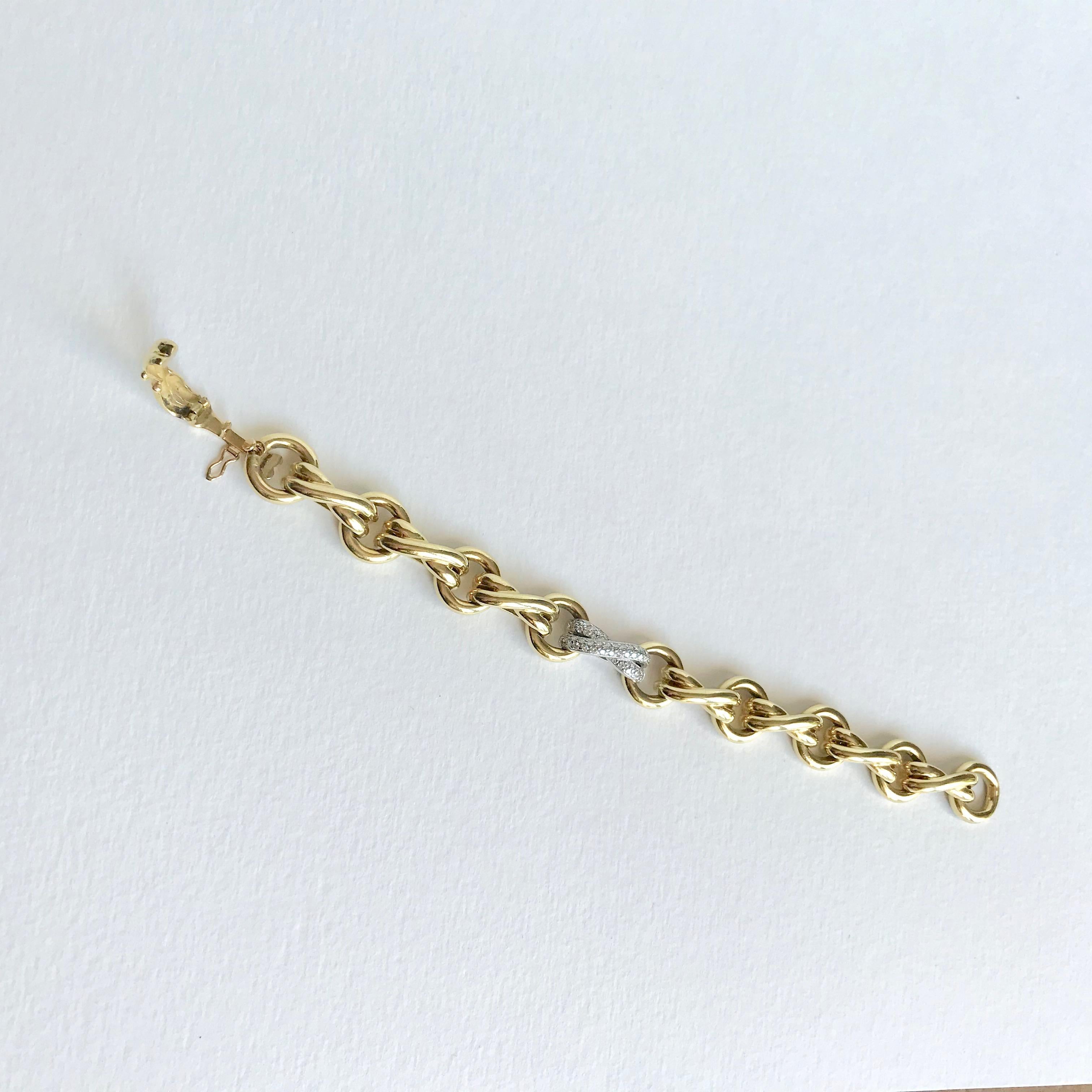 Paloma Picasso for Tiffany & Co. Set, bracciale e collana in oro 18 K. con diamanti in vendita 11