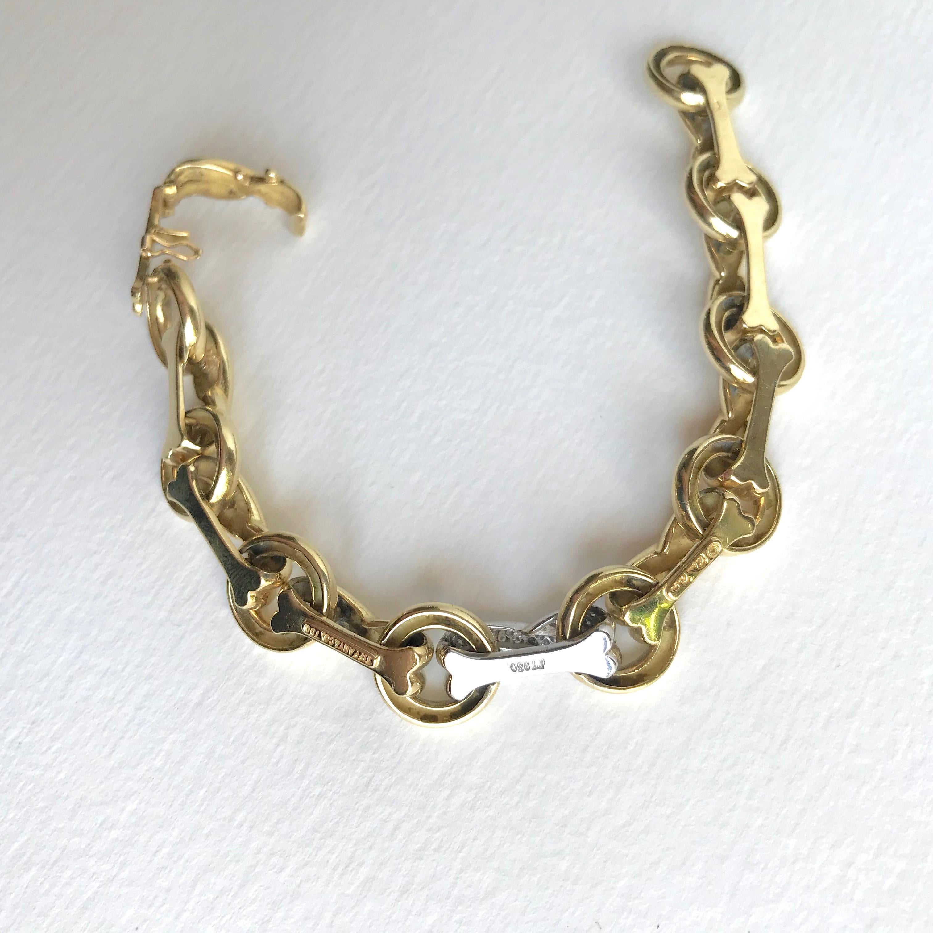 Paloma Picasso for Tiffany & Co. Set, bracciale e collana in oro 18 K. con diamanti in vendita 12