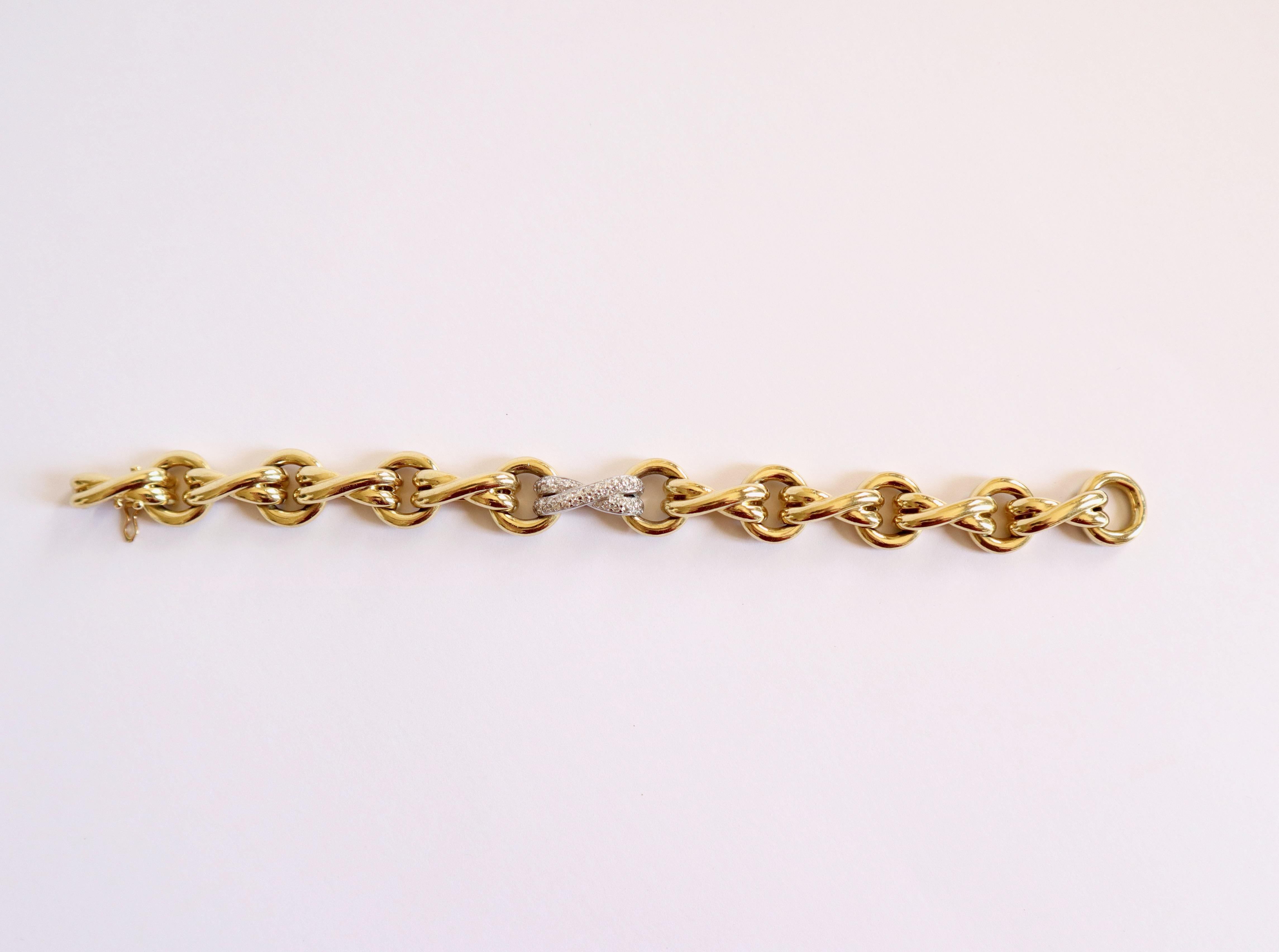 Tiffany & Co. Paloma Picasso Set, Armband und Halskette aus 18 K Gold Diamanten im Angebot 8