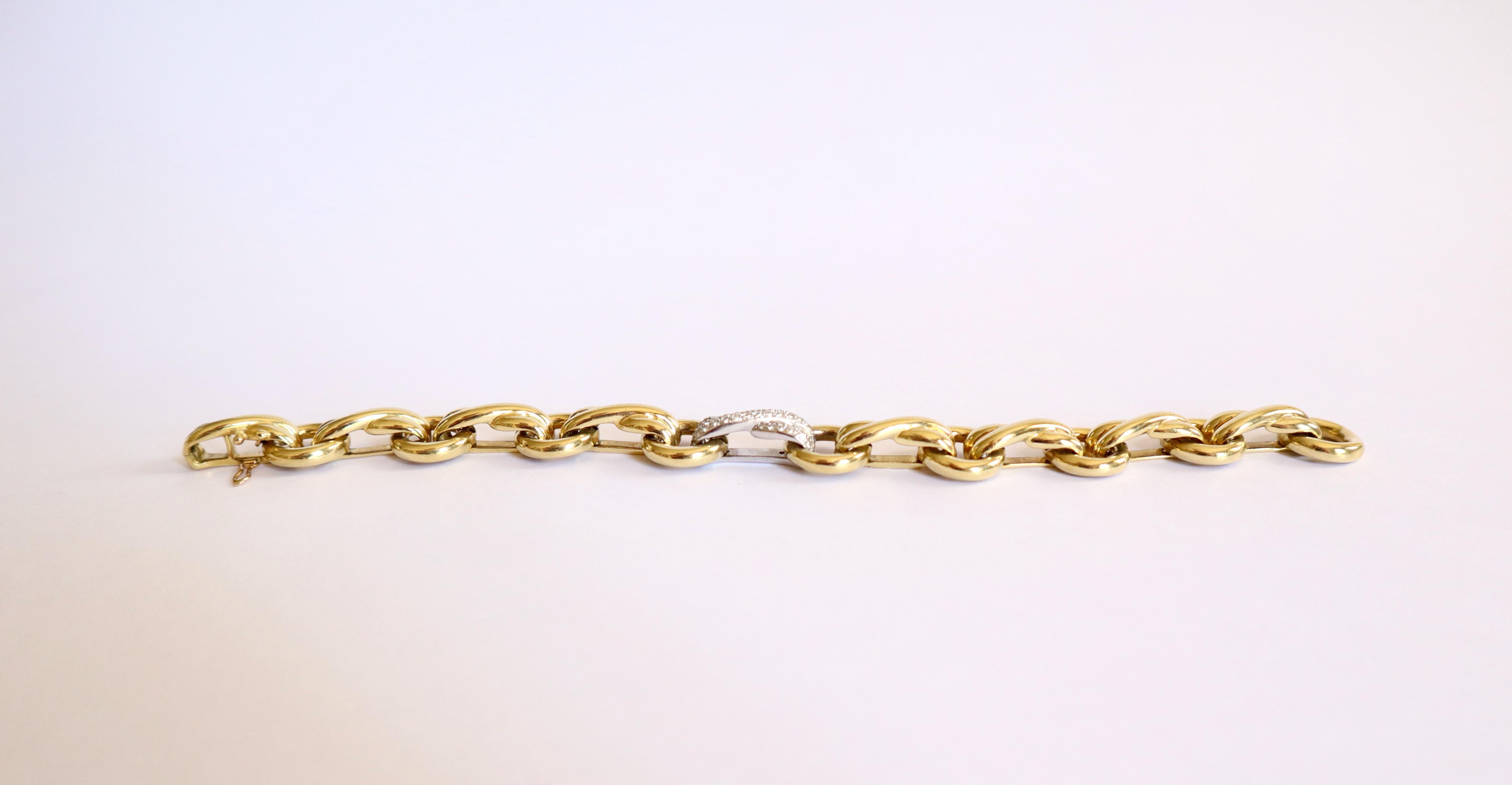 Tiffany & Co. Paloma Picasso Set, Bracelet and Necklace in 18 K Gold Diamonds 3