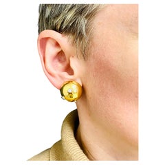 Tiffany& Co. Paloma Picasso Sputnik Earrings Gold Diamond