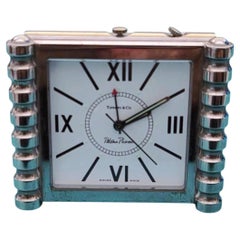 Tiffany & Co. Paloma Picasso Square Travel Desk Clock Swiss Made