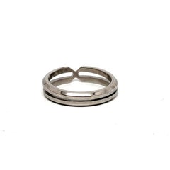 Tiffany & Co. Paloma Picasso Stainless Steel Zellige Band Ring