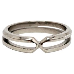 Tiffany & Co. Paloma Picasso Stainless Steel Zellige Band Ring