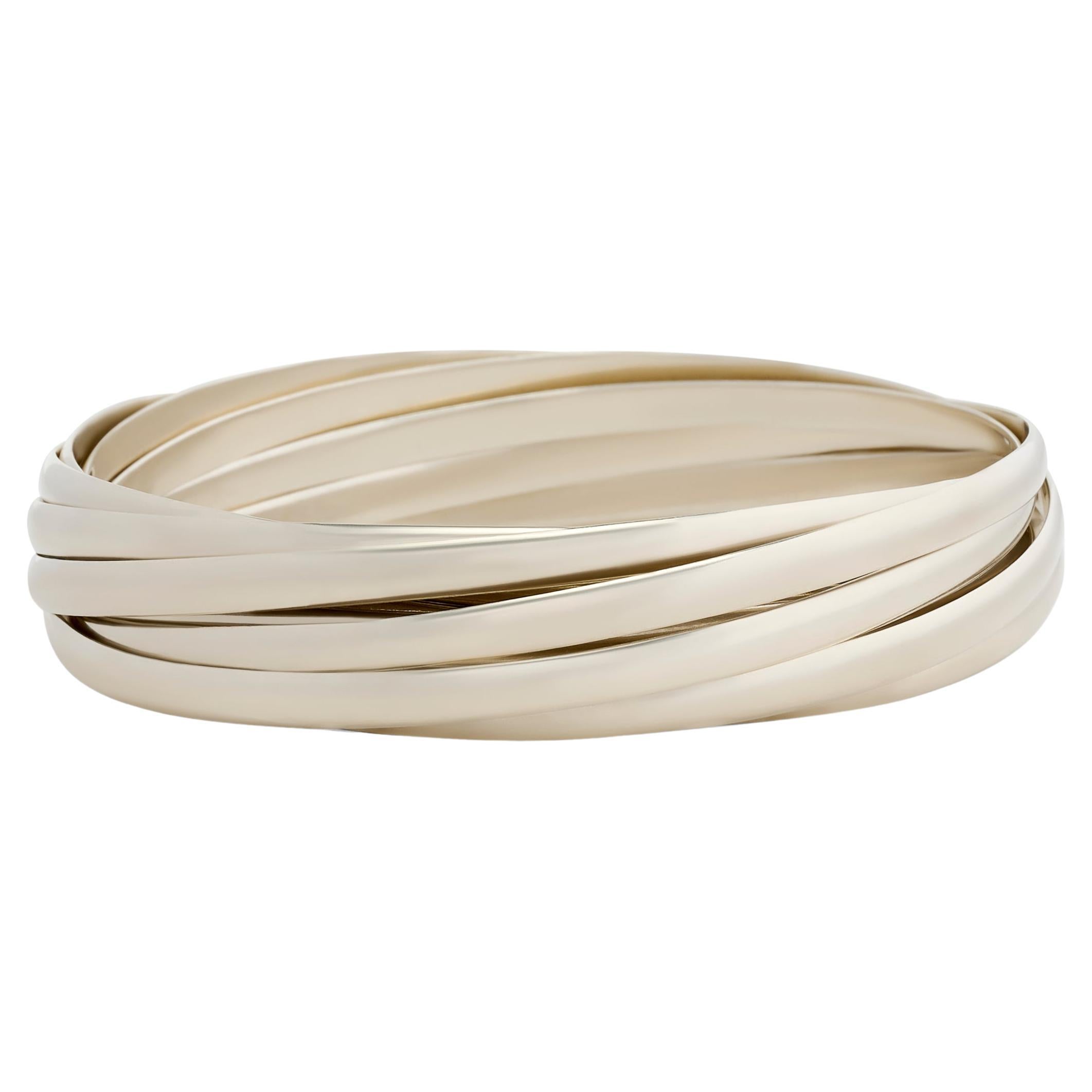 Tiffany & Co. Paloma Picasso Sterling Silver 9 Rolling Bangles