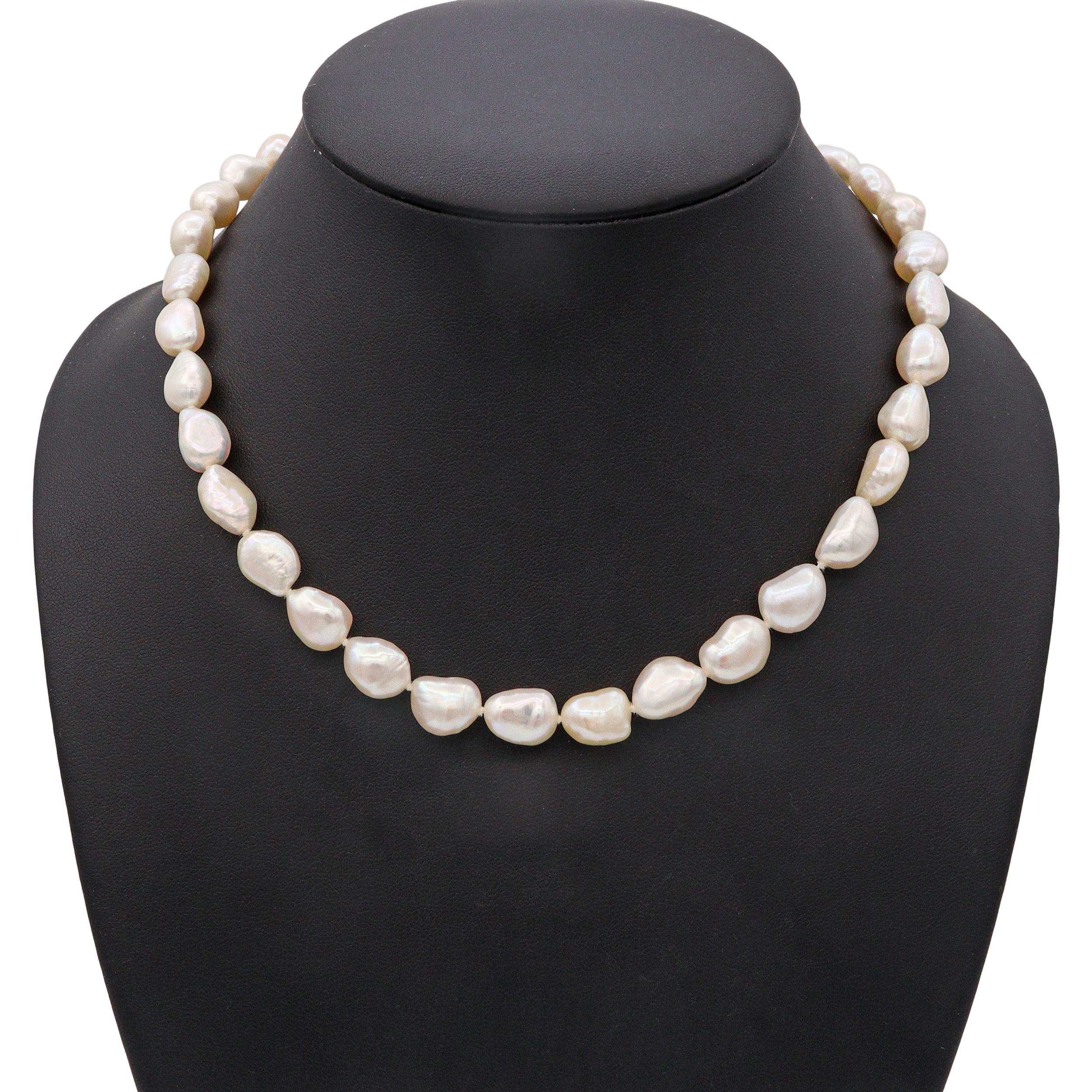 Perlina Tiffany & Co. Paloma Picasso - Collana di perle barocche in argento Sterling in vendita