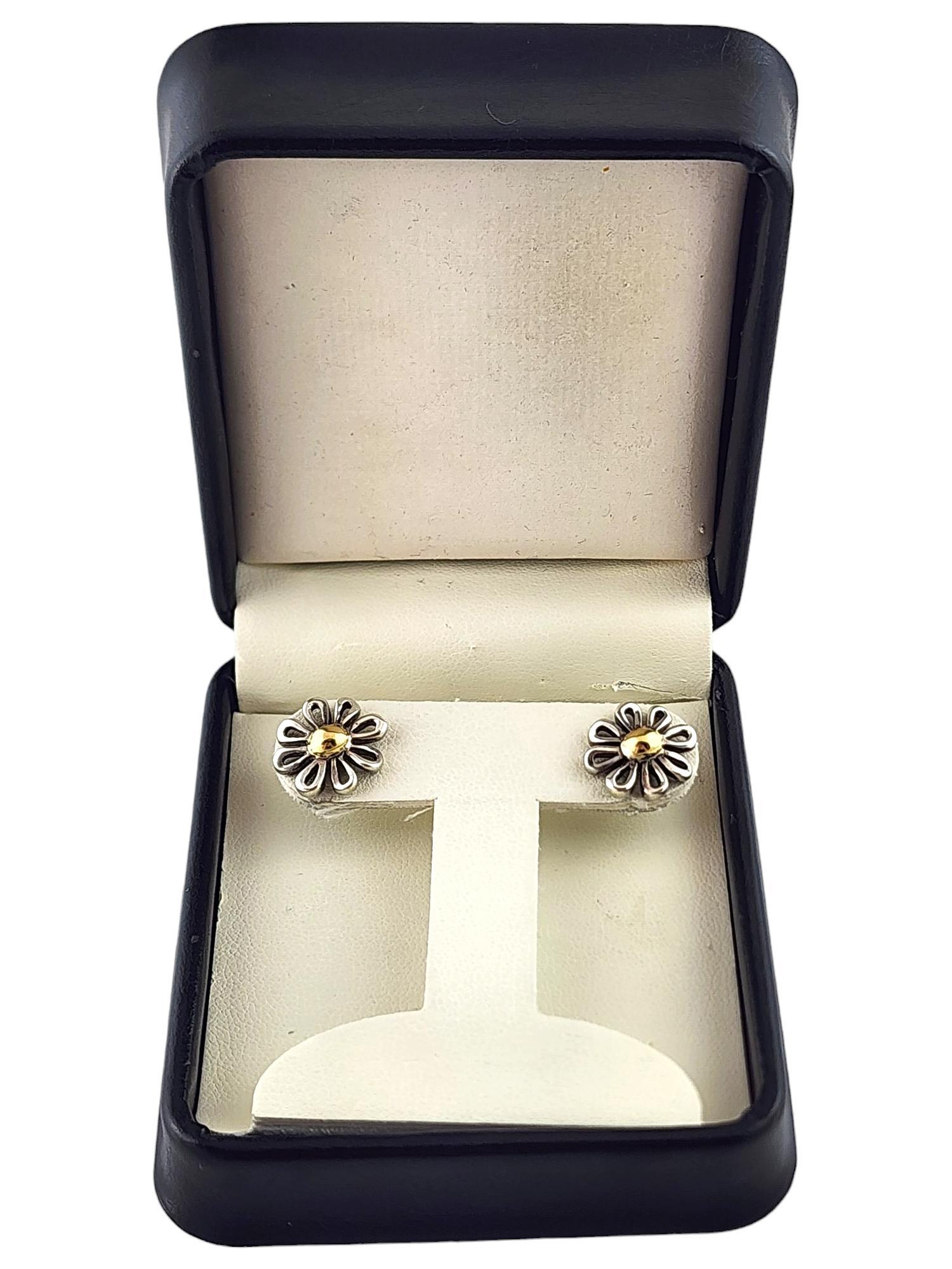 Tiffany & Co Paloma Picasso Sterling Silver Daisy Stud Earrings #18378 2
