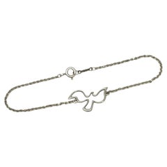 Tiffany & Co Paloma Picasso Sterling Silver Dove Bracelet #24663