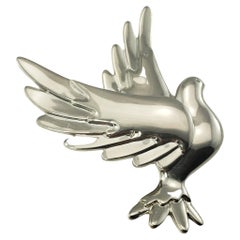 Vintage Tiffany & Co. Paloma Picasso Sterling Silver Dove Brooch/Pin
