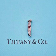 Tiffany & Co. Paloma Picasso – Anhänger in Form einer Gondel aus Sterlingsilber mit Emaille-Verzierung