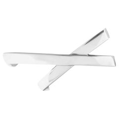 Tiffany & Co. Paloma Picasso Sterling Silver Graffiti 'X' Brooch