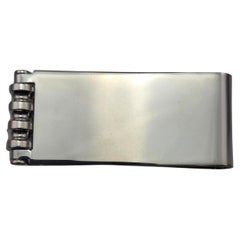 Tiffany & Co Paloma Picasso Sterling Silver Groove Roller Money Clip #24763