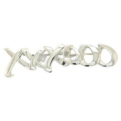 Tiffany & Co. Paloma Picasso Sterling Silver Hugs and Kisses Brooch