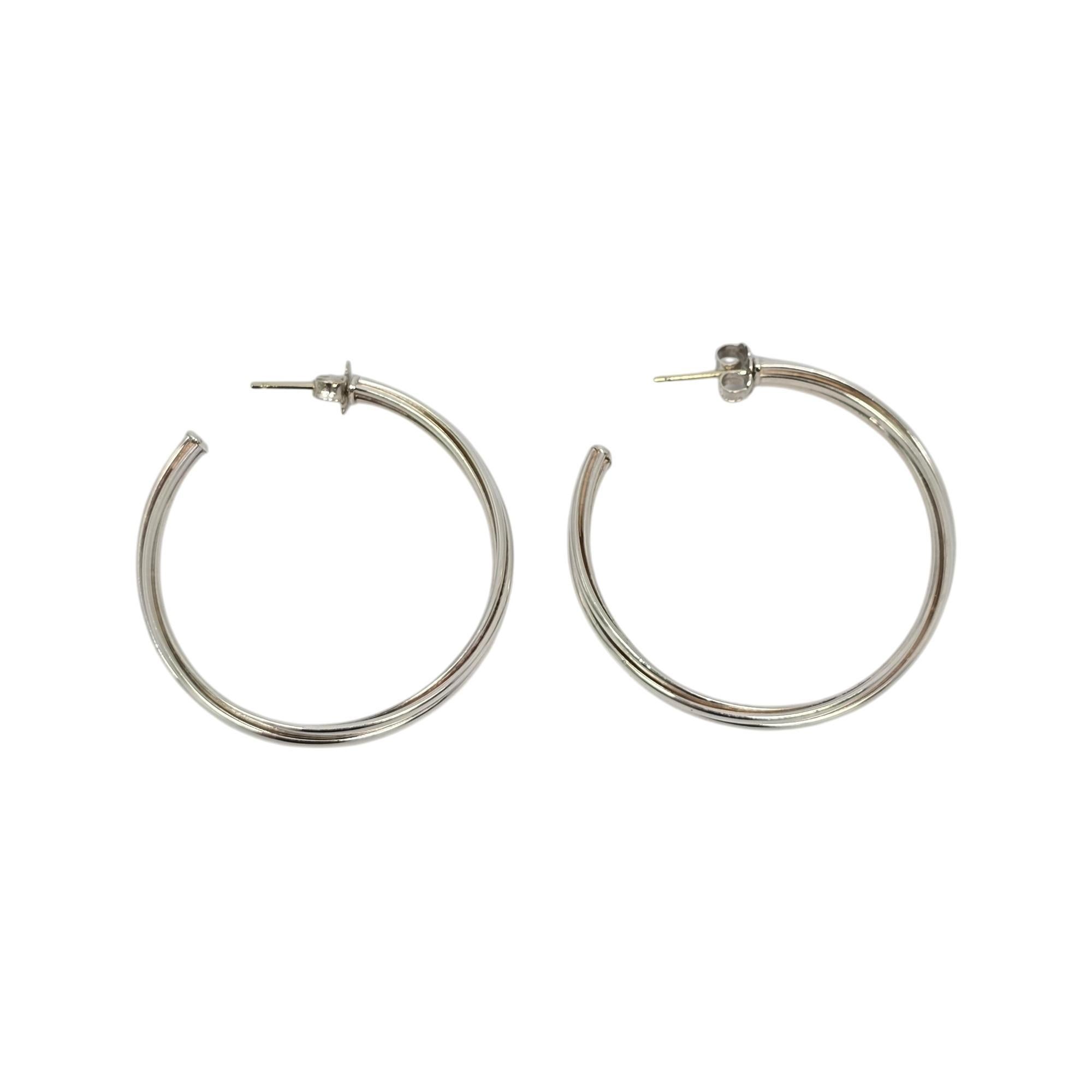 Tiffany & Co Paloma Picasso Sterlingsilber Große Melody Hoops 38mm #20805, Tiffany & Co im Angebot 2