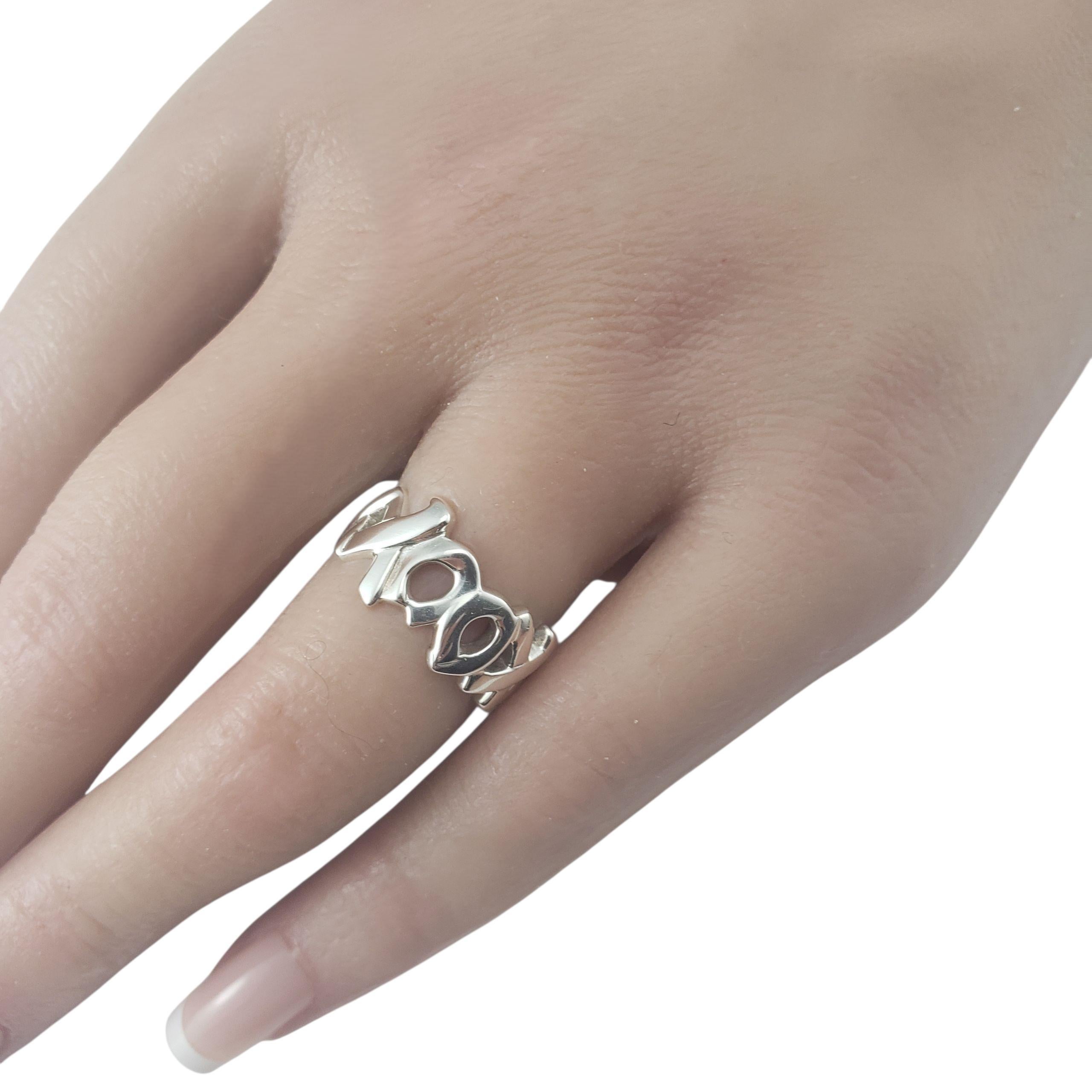 Tiffany & Co. Bandeau Love & Kisses en argent sterling de Paloma Picasso 5.25-5.5 #22569 en vente 3