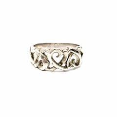 Tiffany & Co Paloma Picasso Sterling Silver Loving Heart Band