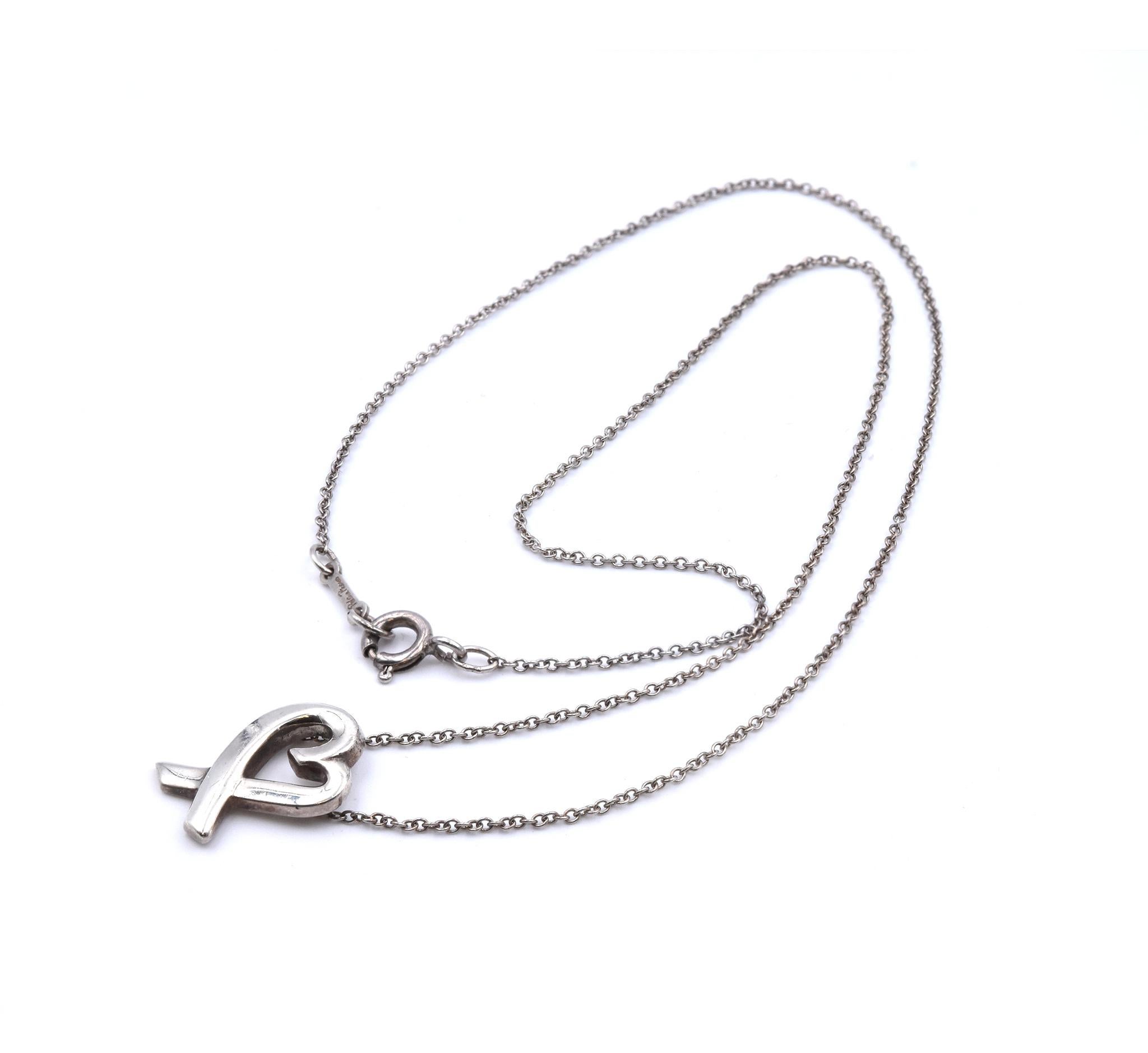 tiffany loving heart necklace