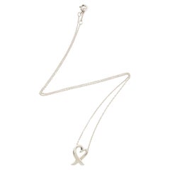 Tiffany & Co. Paloma Picasso Sterling Silver Loving Heart Necklace