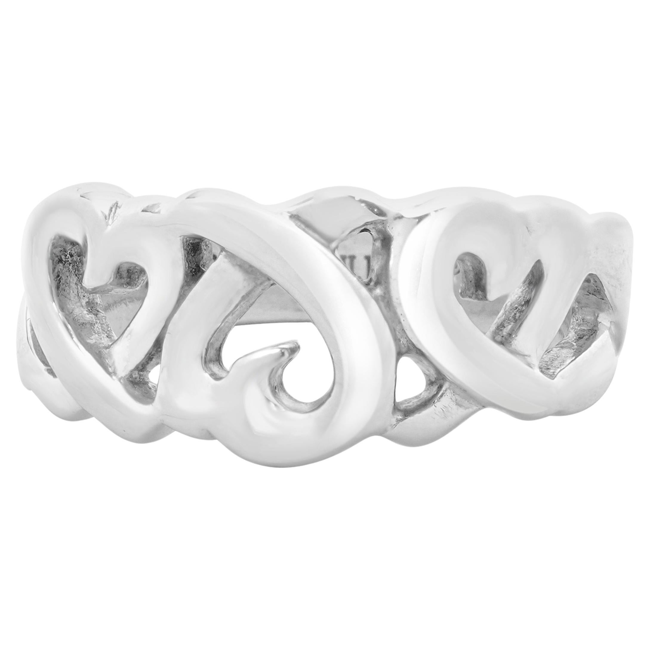 Tiffany & Co. Paloma Picasso Sterling Silver Loving Heart Ring
